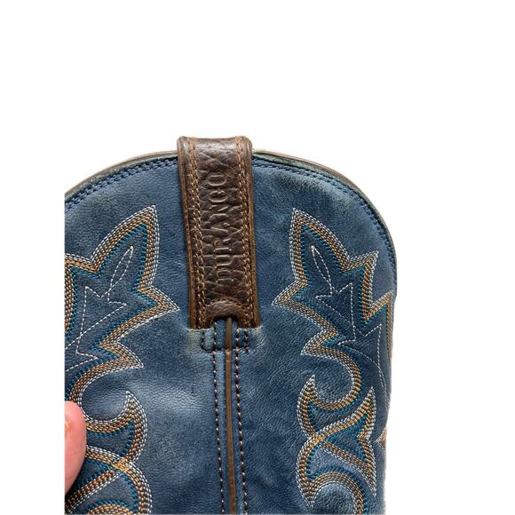 Durango Western Boots Acorn Cobalt Blue Mens 13 - Picture 4 of 7